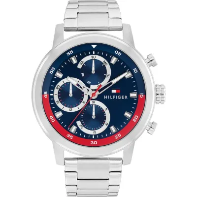 Tommy Hilfiger Rocky Multifunction with silver bracelet watch 